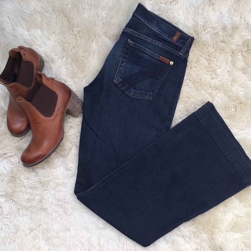 7 for all Mankind Dojo dark wash jeans Sz 28